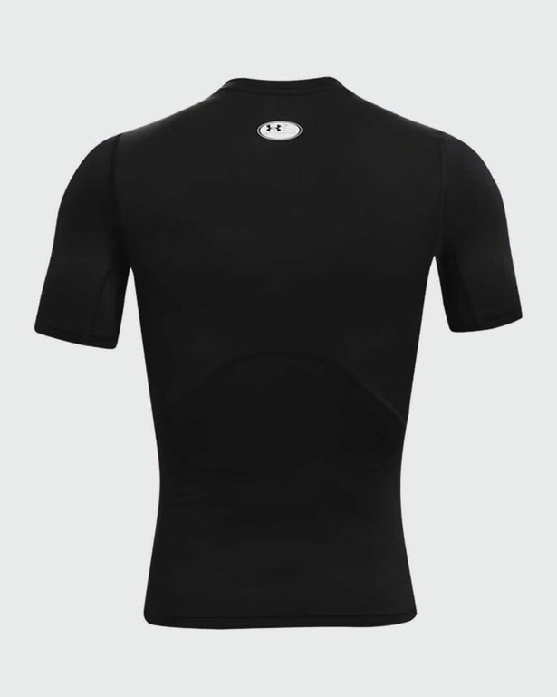 Under Armour Compression Shirt Shortsleeve Zwart achter