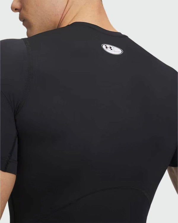 Under Armour Compression Shirt Shortsleeve Zwart cu