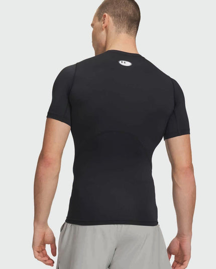 Under Armour Compression Shirt Shortsleeve Zwart achter mod