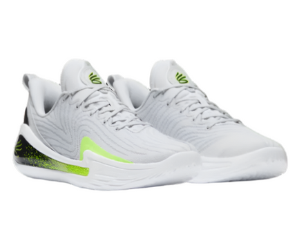 Under Armour Curry 12 Basketbalschoen Grijs/Groen