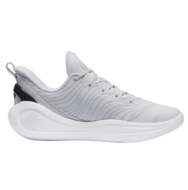 Under Armour Curry 12 Basketbalschoen Grijs/Groen