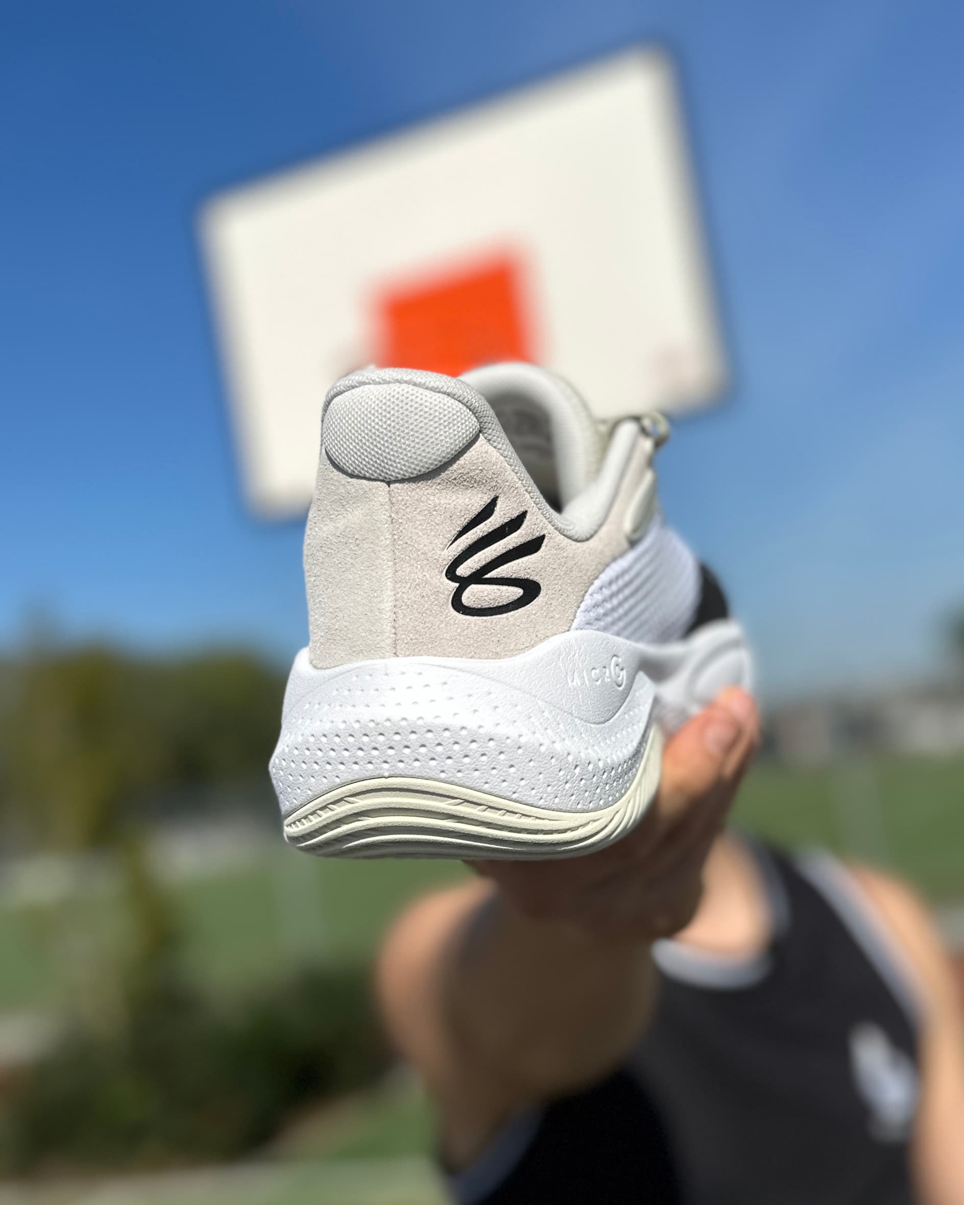 Under Armour Curry Splash 24 Basketbalschoen Wit – Burned