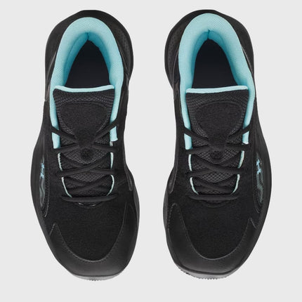 Bovenaanzicht no patches GS JET ’25 Basketbalschoen Zwart – Under Armour