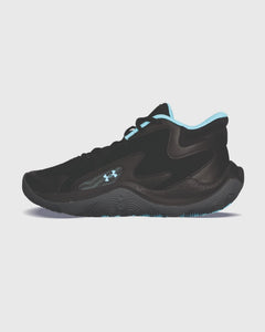 GS JET ’25 Basketbalschoen Zwart – Under Armour Binnenkant linkeraanzicht
