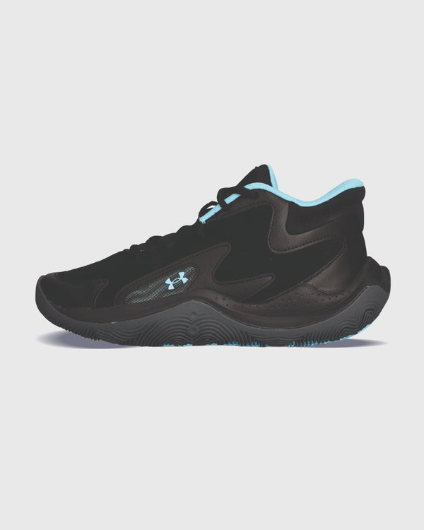 GS JET ’25 Basketbalschoen Zwart – Under Armour Binnenkant linkeraanzicht