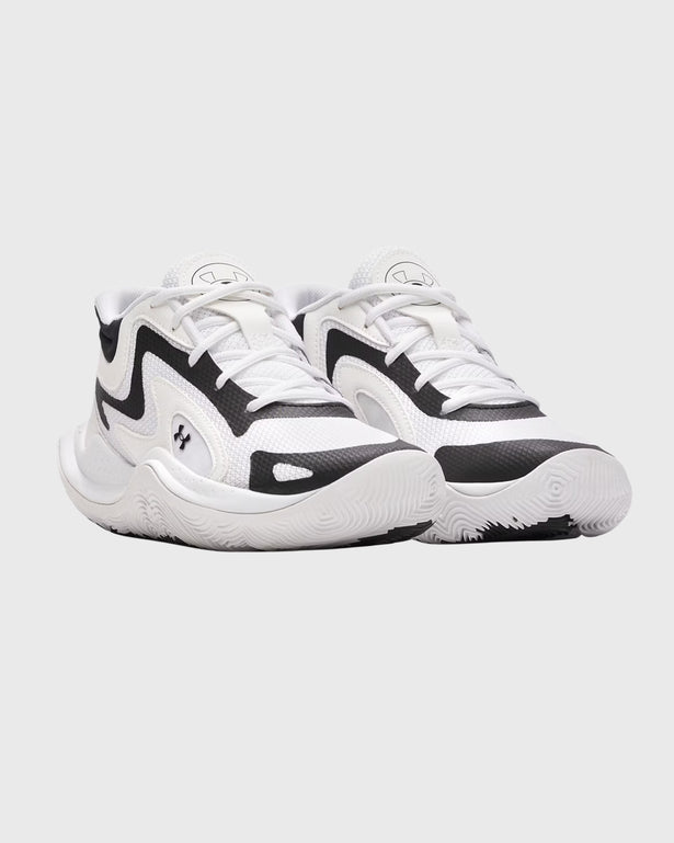 GS JET '25 Basketbalschoen Wit zijaanzicht