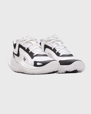 GS JET '25 Basketbalschoen Wit zijaanzicht