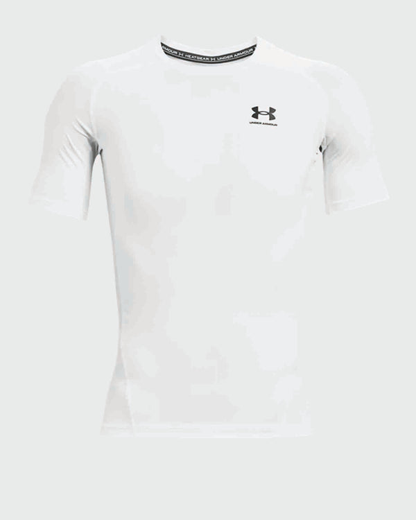 Under Armour Compression Shirt Shortsleeve Wit voor