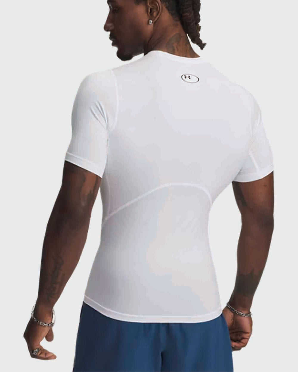 Under Armour Compression Shirt Shortsleeve Wit voor