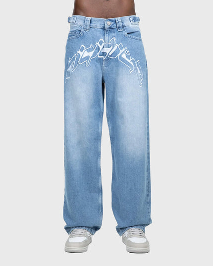 Vicinity Outlined Mirage Denim Bleu