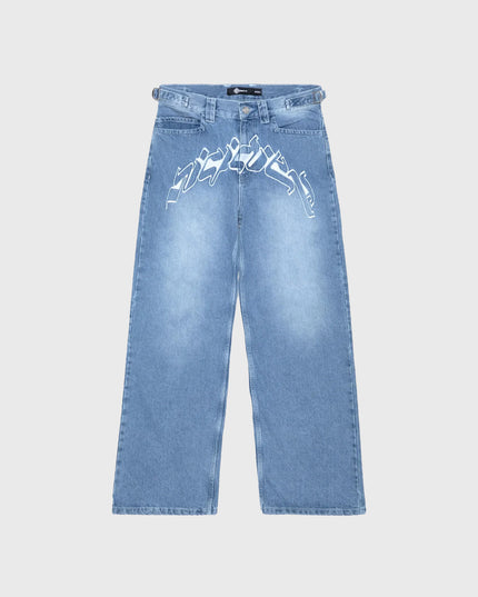 Vicinity Outlined Mirage Denim Bleu