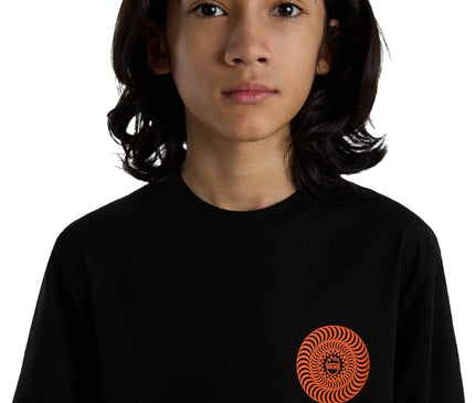 Spitfire Wheels Tee Youth Black