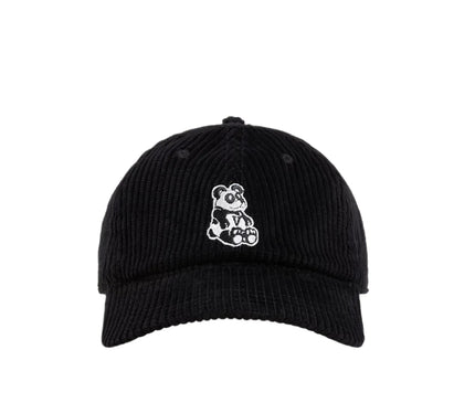 Casquette Vans Panda en velours côtelé noir