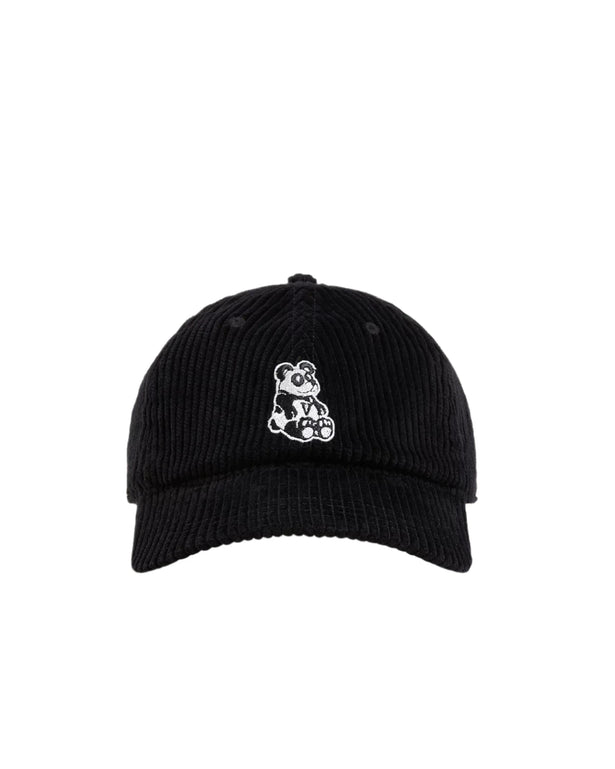 Casquette Vans Panda en velours côtelé noir