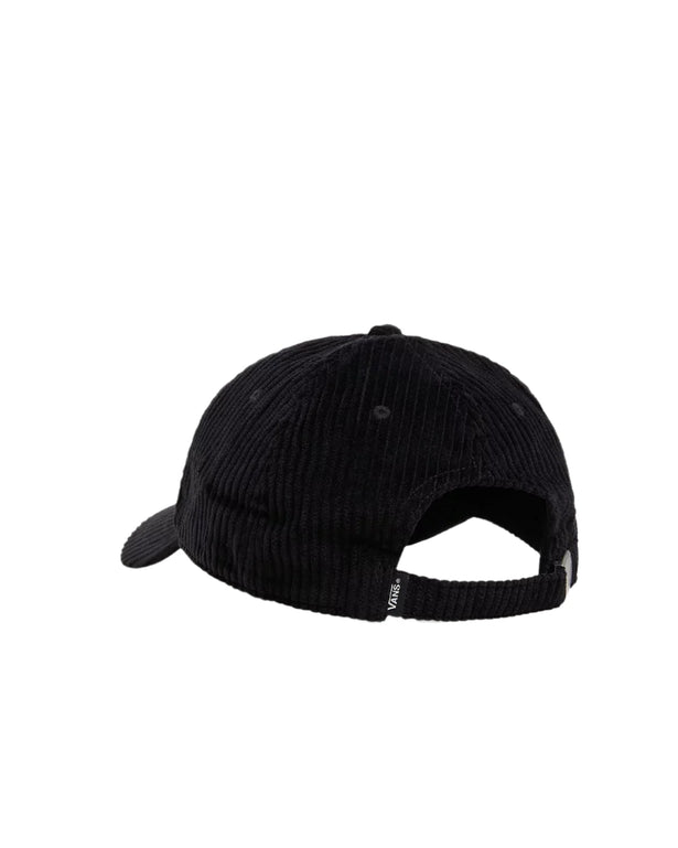 Casquette Vans Panda en velours côtelé noir