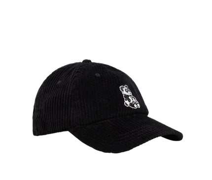 Casquette Vans Panda en velours côtelé noir