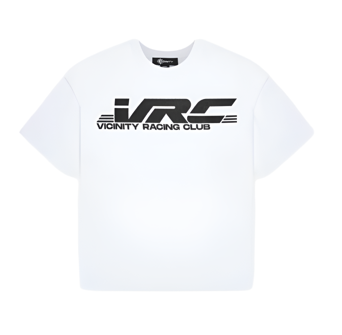 VRC TEE Wit van de voorkant