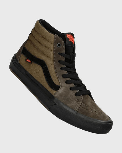 Vans BMX Sk8-Hi Coal Brown zijaanizicht
