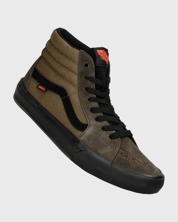Vans BMX Sk8-Hi Coal Brown zijaanizicht