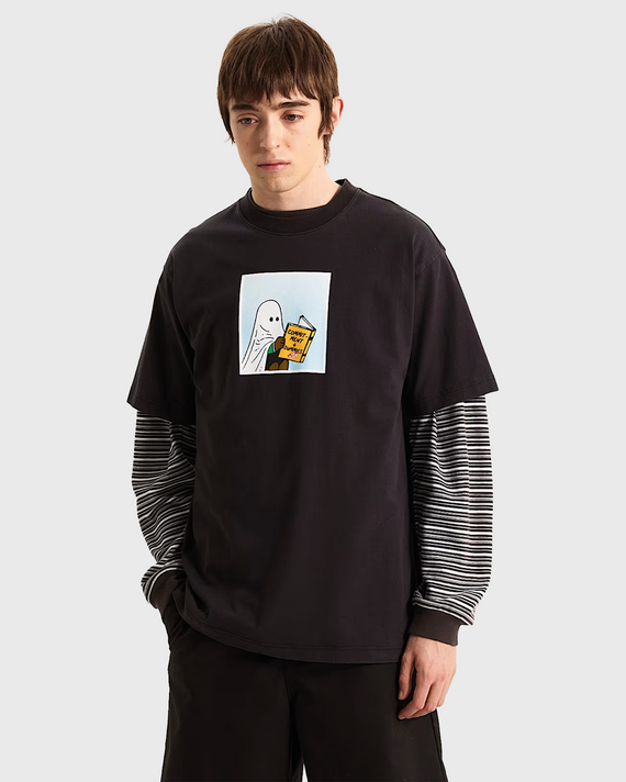 Vans Commitment 4 Dummies T-shirt Zwart met model