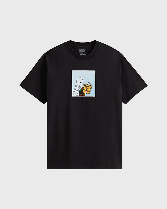 Vans Commitment 4 Dummies T-shirt Zwart met print van spook