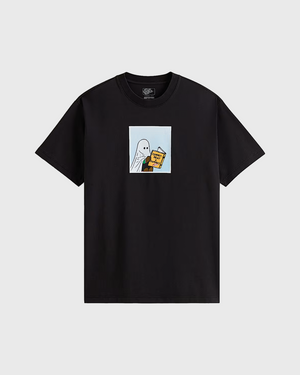 Vans Commitment 4 Dummies T-shirt Zwart met print van spook