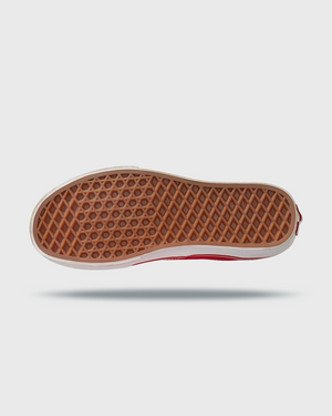 Vans Era Authentic Red onderaanzicht waffle sole 