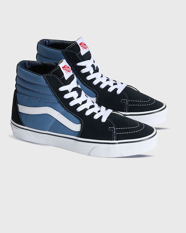 Vans Sk8-HI Navy  zijaanzicht