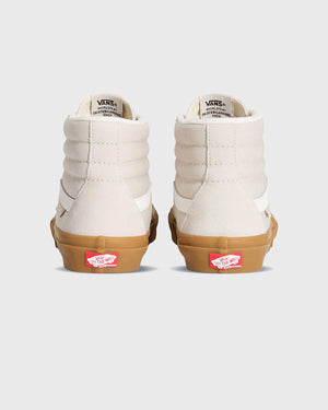 Vans Skate Sk8-Hi Beige Gum Achteraanzicht