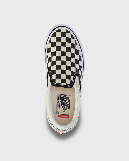 Vans Skate Slip-On Checkered bovenaanzicht rechterschoen 