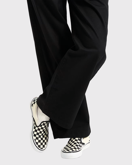 Vans Skate Slip-On Checkered model zwarte broek van slip on