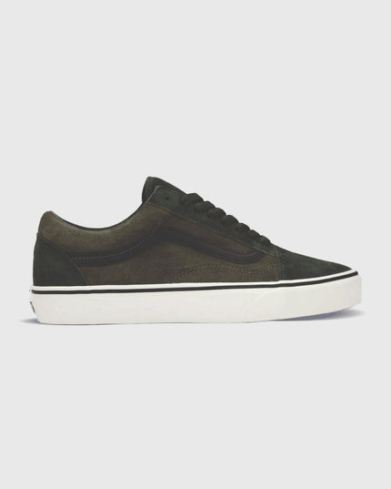 Vans Old Skool Pig Suede Sneaker Groen rechteraanzicht 
