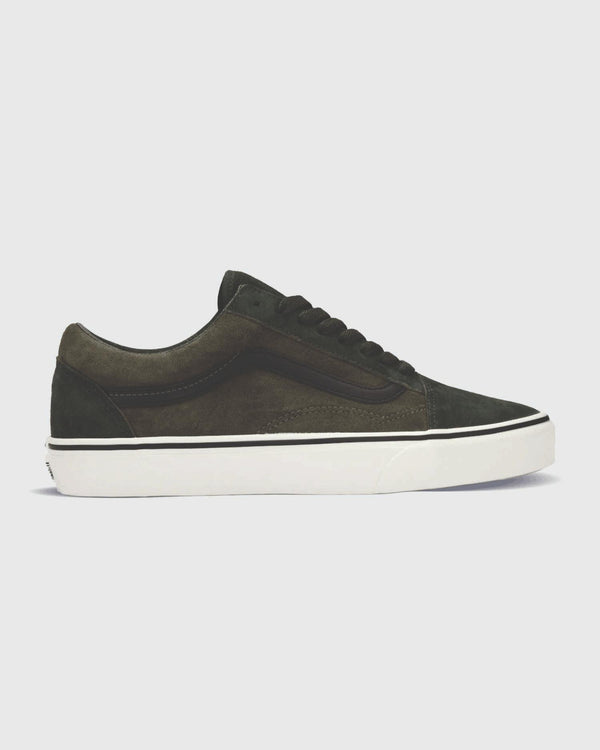 Vans Old Skool Pig Suede Sneaker Groen rechteraanzicht 