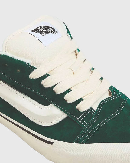 Vans Knu Skool Sneaker Groen close up
