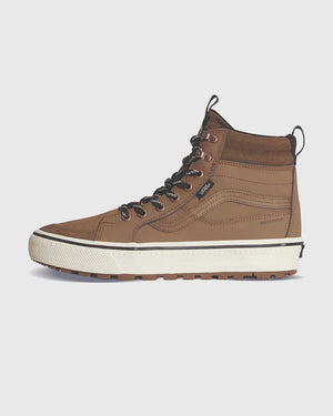 Vans Sk8-HI Waterproof Insulated Bruin zijaanzicht