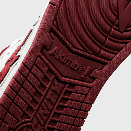 Vicinity Akimbo Low Crimson Red Close Up Onderkant Schoen