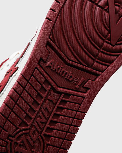 Vicinity Akimbo Low Crimson Red Close Up Onderkant Schoen