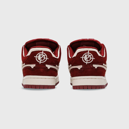 Vicinity Akimbo Low Rombo Wine Red Achteraanzicht