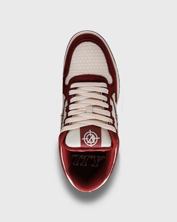 Vicinity Akimbo Low Rombo Wine Red Bovenaanzicht