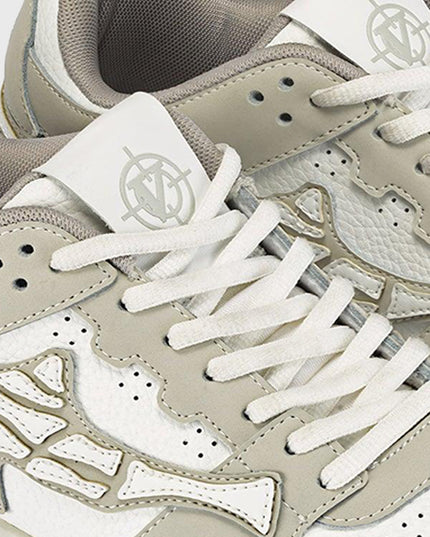 Vicinity Akimbo Low Stone Grey Close Up Laces