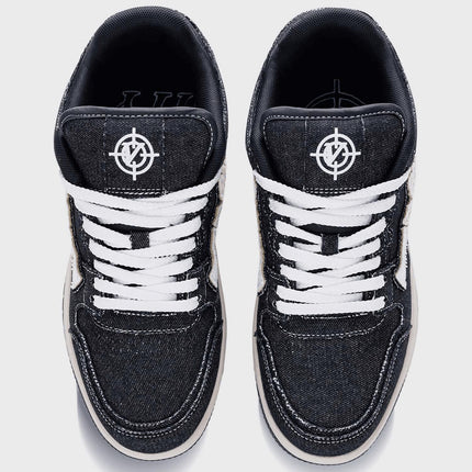 Vicinity Akimbo Lows Sneaker Denim Black bovenaanzicht