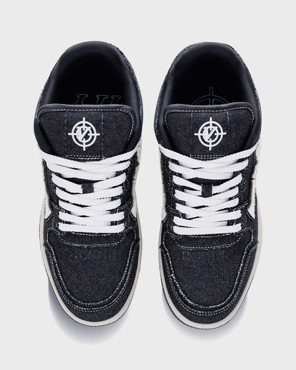 Vicinity Akimbo Lows Sneaker Denim Black bovenaanzicht