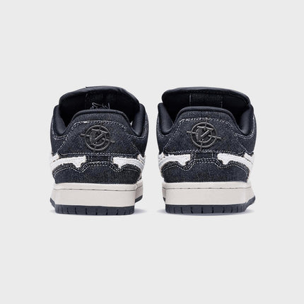 Vicinity Akimbo Lows Sneaker Denim Black achteraanzicht