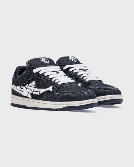 Vicinity Akimbo Lows Sneaker Denim Black zijaanzicht