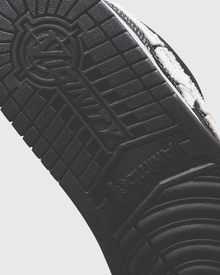 Vicinity Akimbo Lows Sneaker Denim Black zool detail