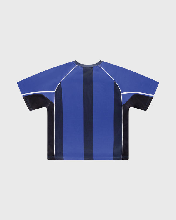 Vicinity Derby Jersey T-shirt Blauw achterkant rug 