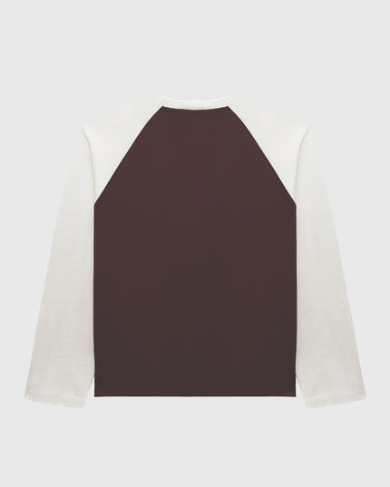 Vicinity Hall Of Fame Longsleeve Bruin Creme achteraanzicht no model