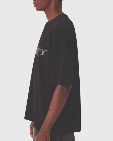 Vicinity Architecture t-Shirt Zwart zijaanzicht volledig