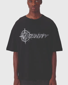 Vicinity Architecture t-Shirt Zwart vooraanzicht model