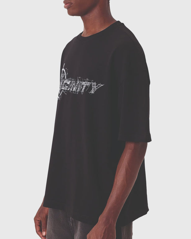 Vicinity Architecture t-Shirt Zwart zijaanzicht
